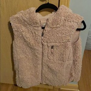 Pink Sherpa Vest